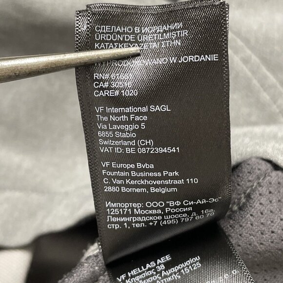 North Face Tech Stretch Jacket Womens Size Medium Gray‎ Windwall Outdoors Hiking - Picture 9 of 13